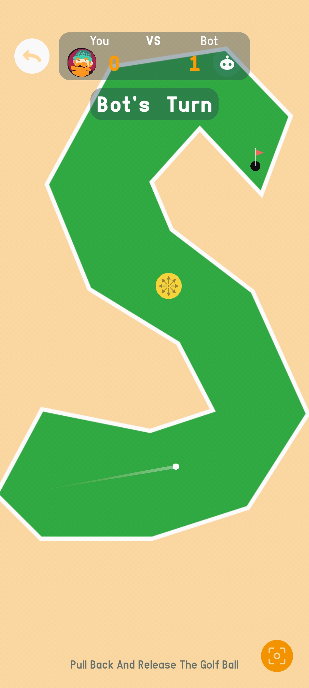 Mini Golf 3D mini-game screenshot